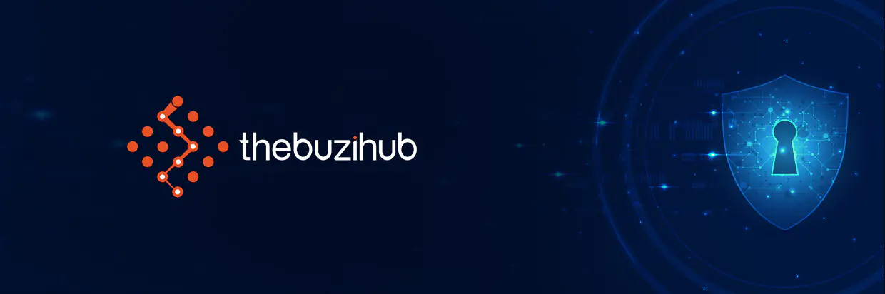 Website security shield banner