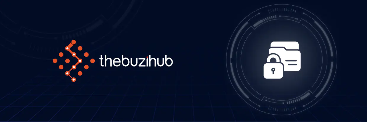 Data privacy lock banner